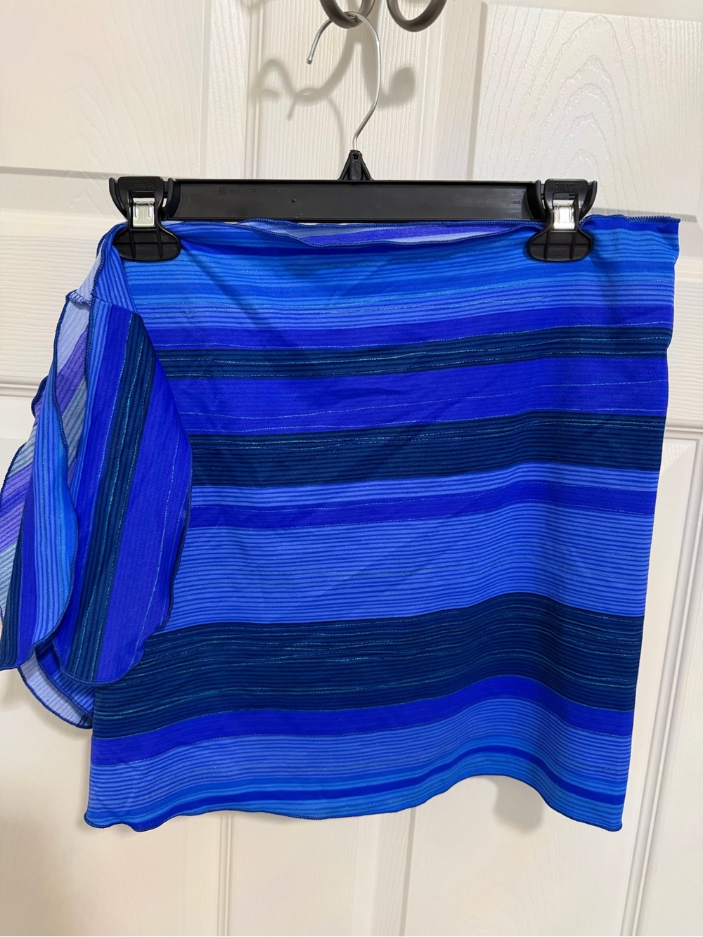 Longitude Blue Striped Swim Sarong